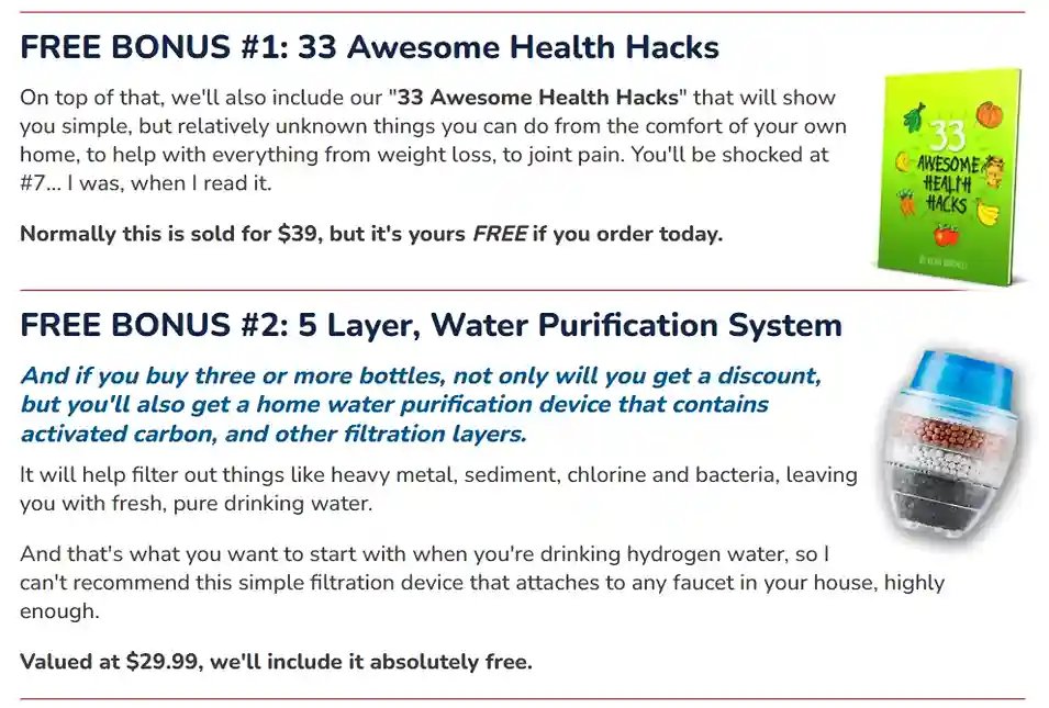 hydrolean xt gold order bonus